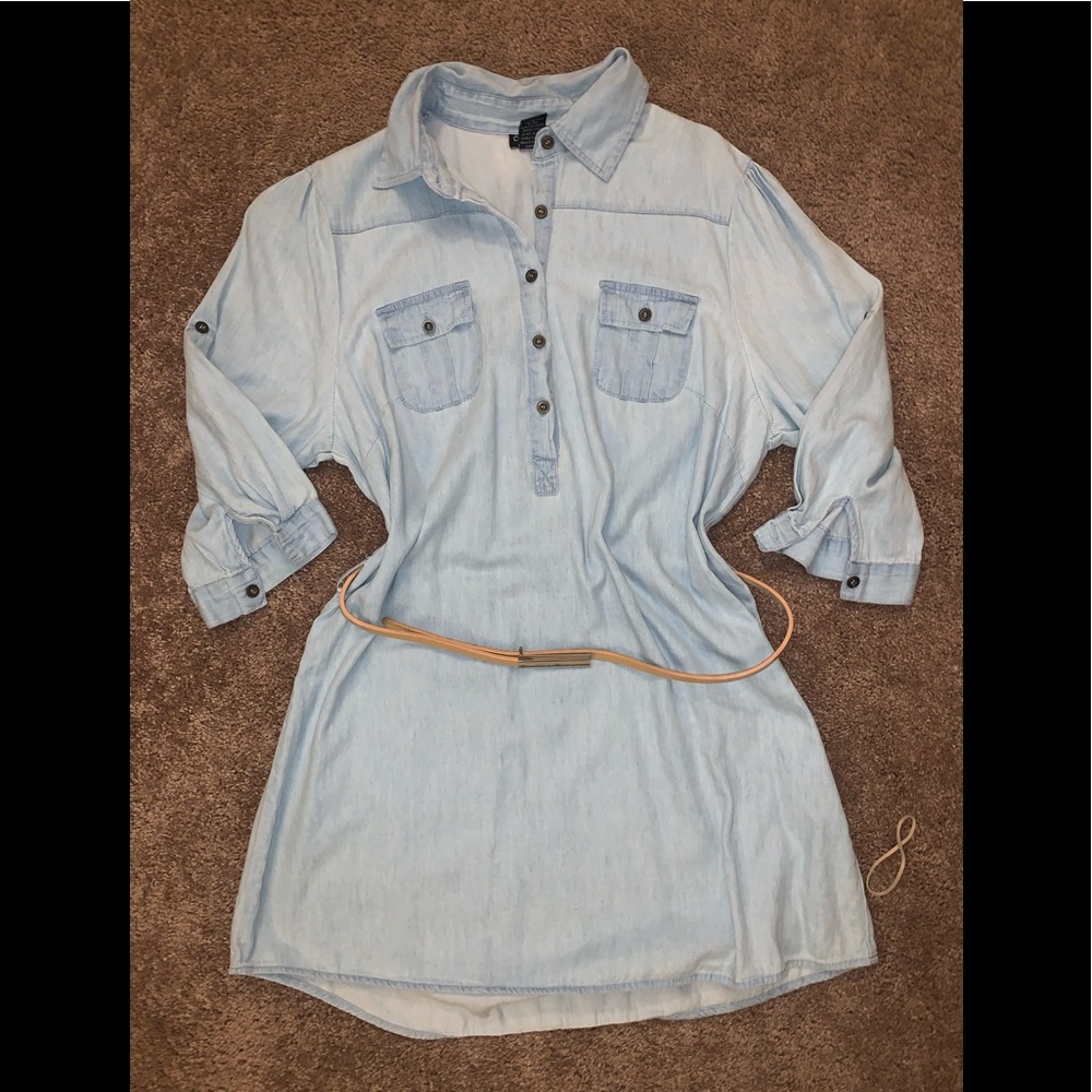 Half sleeve cotton dress
